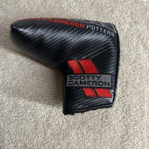 Titleist Scotty Cameron Putters Black Red Blade Putter Head Cover Newport AM&E